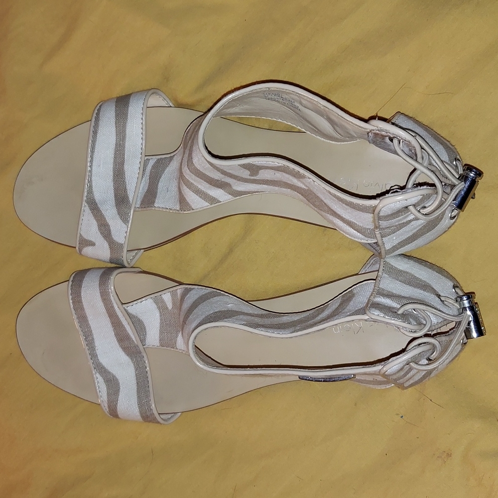 Calvin Klein super comfy flat sandals